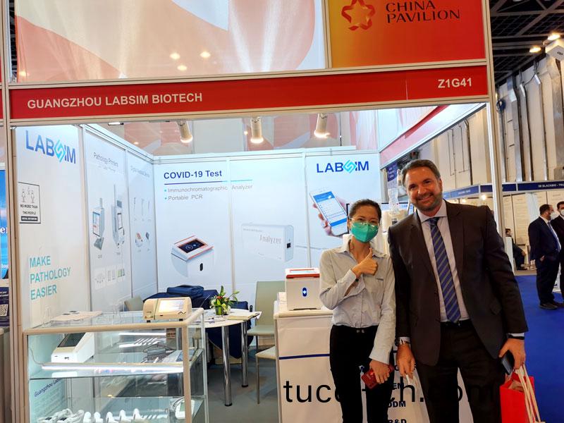 【展(zhan)會迴顧】藍(lan)勃(bo)生(sheng)物精綵(cai)亮(liang)相(xiang)2022 MEDLAB Middle East